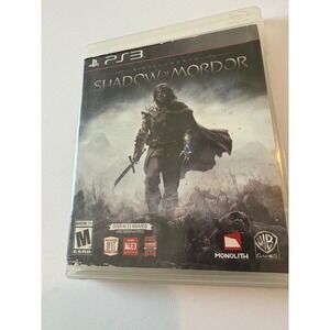 Middle Earth‎ Shadow of Mordor PS3 Game Playstation 3 Action Adventure